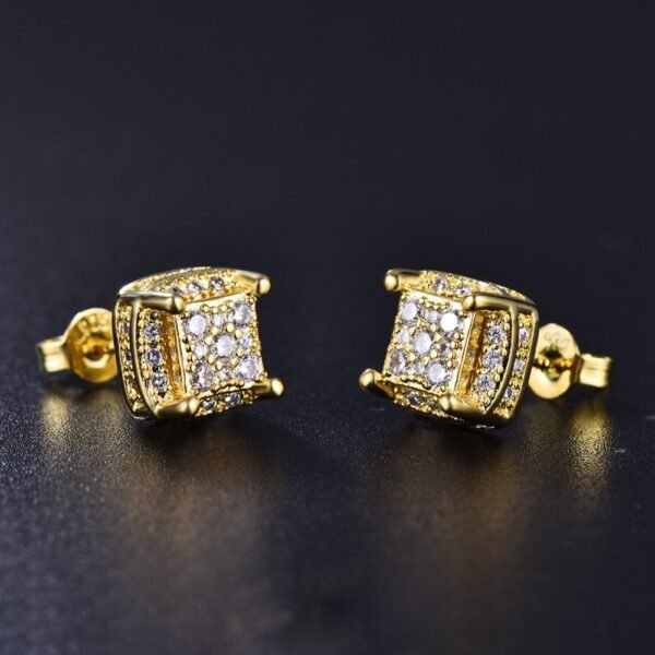 Buerel Micro Paved Diamond Stud Earring