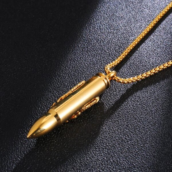 Gold 3D Dragon Bullet Chain - Image 7