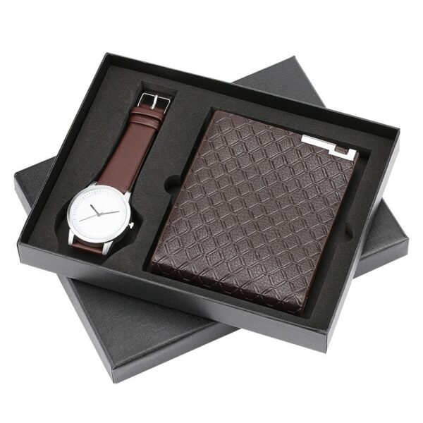 2 in 1 - Sprezzatura Leather Gift Box| Mens Gift Set | Gift Idea for a Man - Image 2