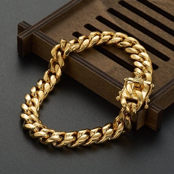 8mm Classico Miami Cuban Link Bracelet - Image 3