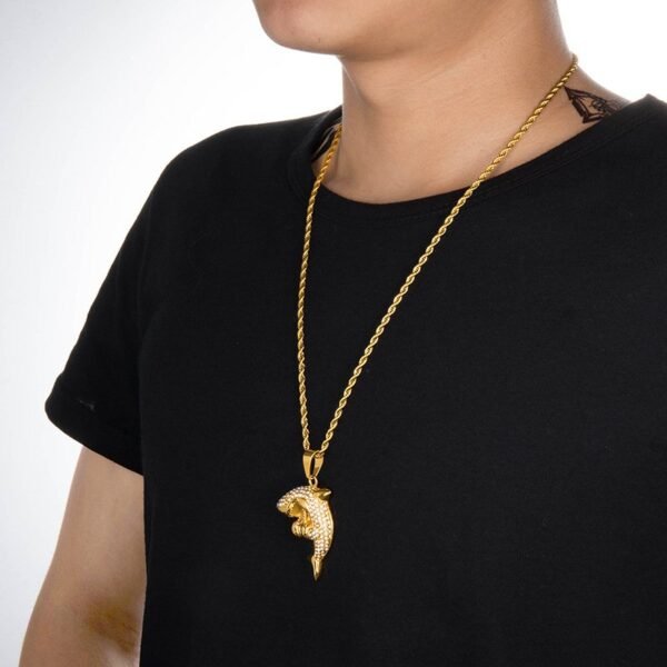 Iced Out 3D Shark Chain - Image 6