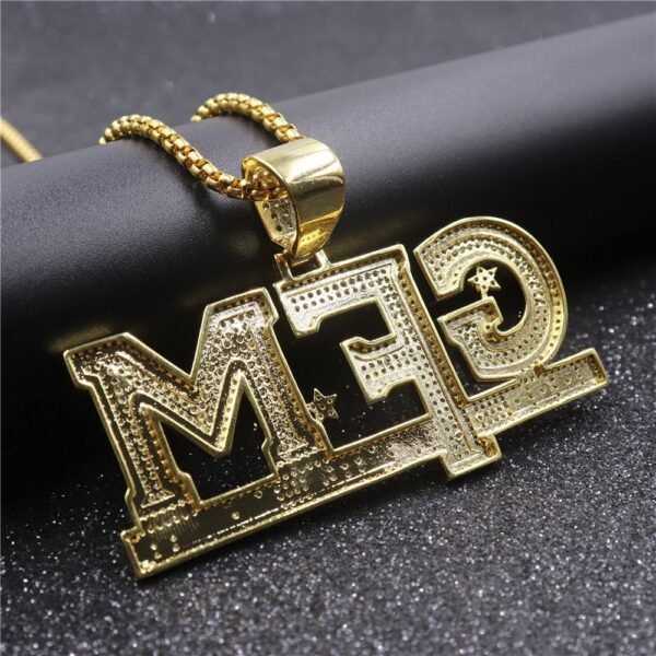 Iced Out "God, Family & Money" Chain - Image 2