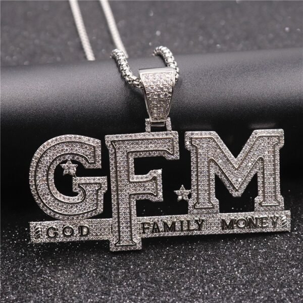 Iced Out "God, Family & Money" Chain