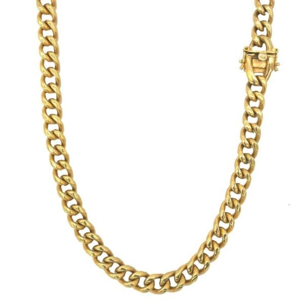 Gold Stainless Steel - 12mm Chunk Bold Miami Cuban Link Chain