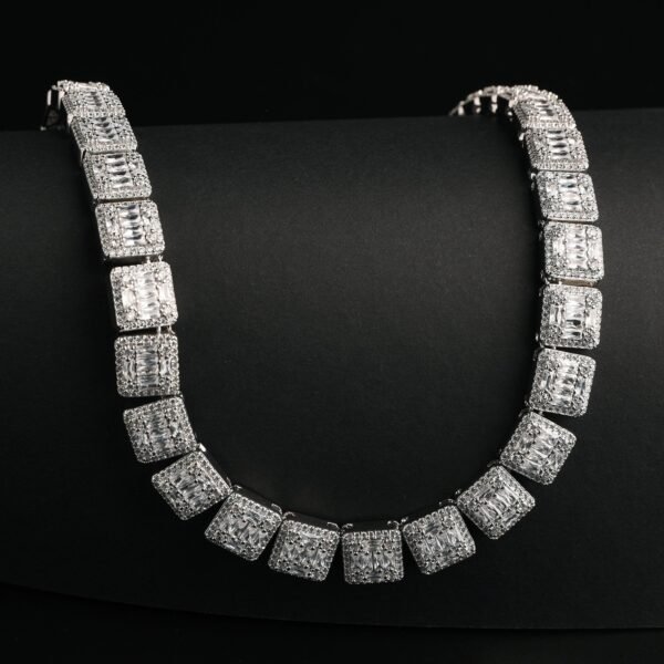 Iced Out Invisible Square Baguette Chain - Image 2