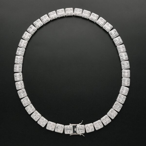 Iced Out Invisible Square Baguette Chain - Image 5