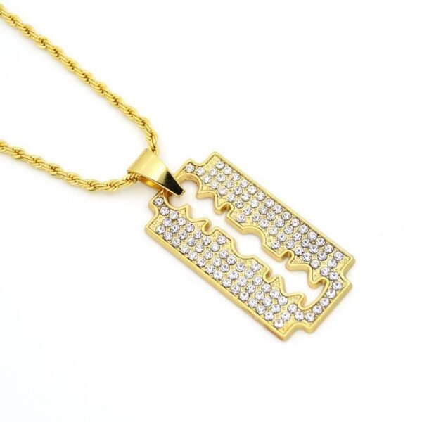 Iced out Razor Blade Chain - Image 4