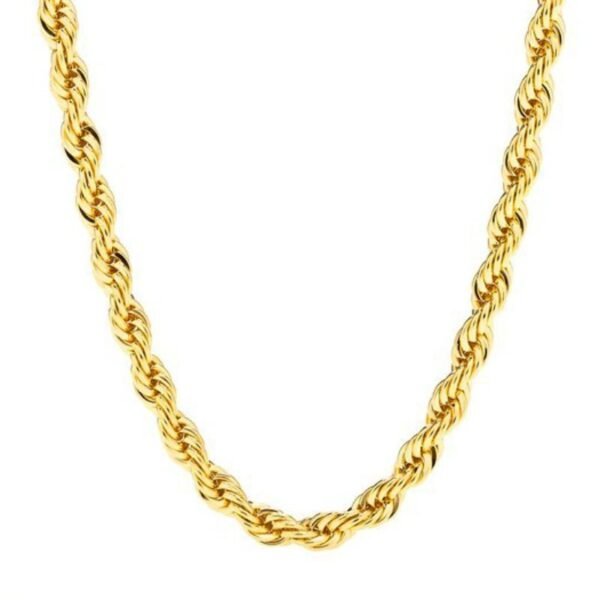 Gold Plated 6mm Classic Rope Chain NC-012