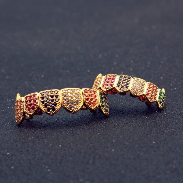 Custom Lil Yatchy Colorful Tooth Grillz - Image 4