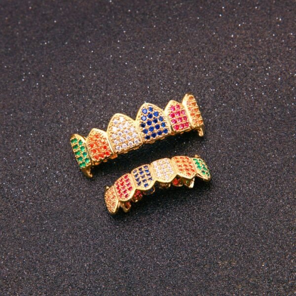 Custom Lil Yatchy Colorful Tooth Grillz - Image 5