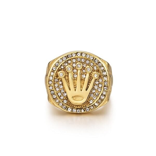 Gold Earl Crown Ring - Image 6