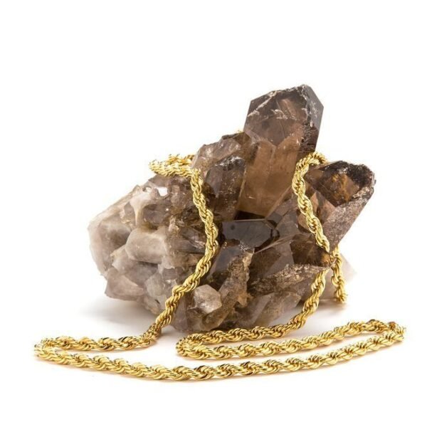 Gold Plated 6mm Classic Rope Chain NC-012 - Image 5