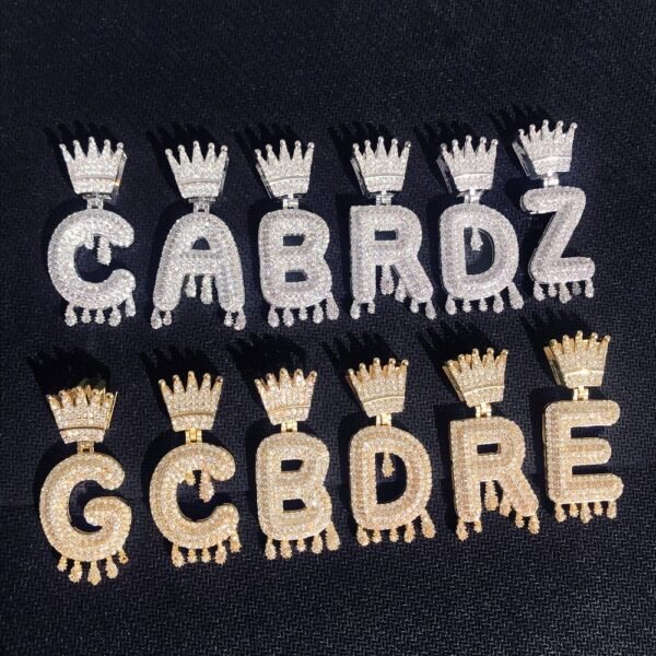 Mini Crown Dripping Customized Jewelry | Real Gold Plating - Image 4