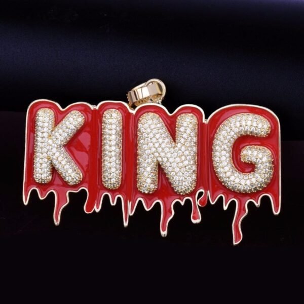 Red Board Custom Dripping Bubble Letter Chain - Image 3