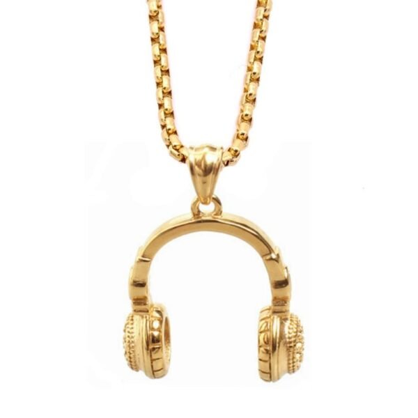 Gold DJ Headphone Chain