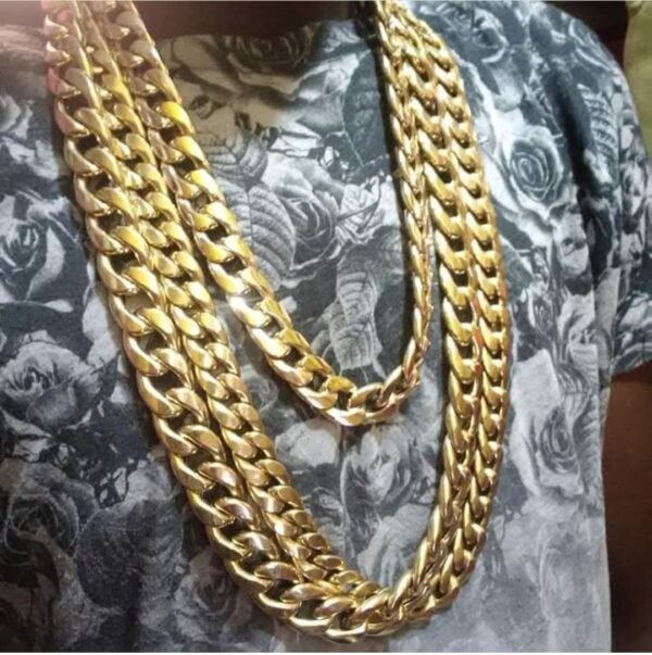 Original 18 Karat AU750 Miami Cuban Link Chain