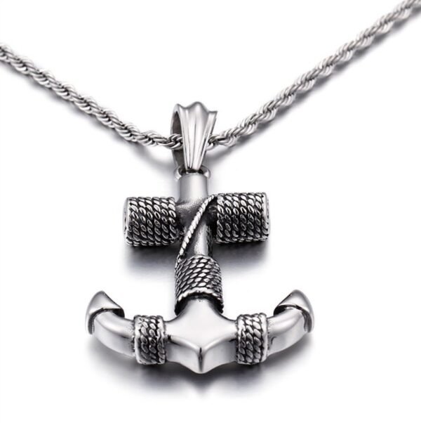 Nautical Miles Silver Anchor Chain - Image 5