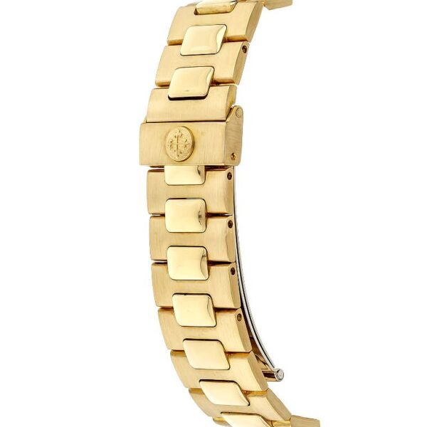 Pat ek Nautilus Black Dial Date Yellow Gold Watch - Image 6