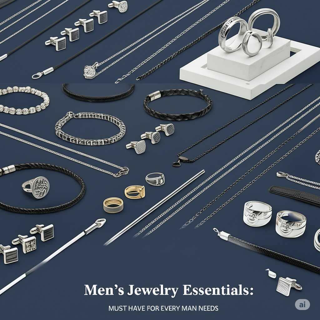 men’s jewelry essentials from classic men’s rings and bracelets to bold hip hop jewelry, custom jewelry, and all jewelry for men.